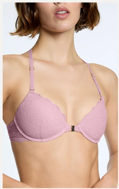 Lace Racerback Lift Up Bra