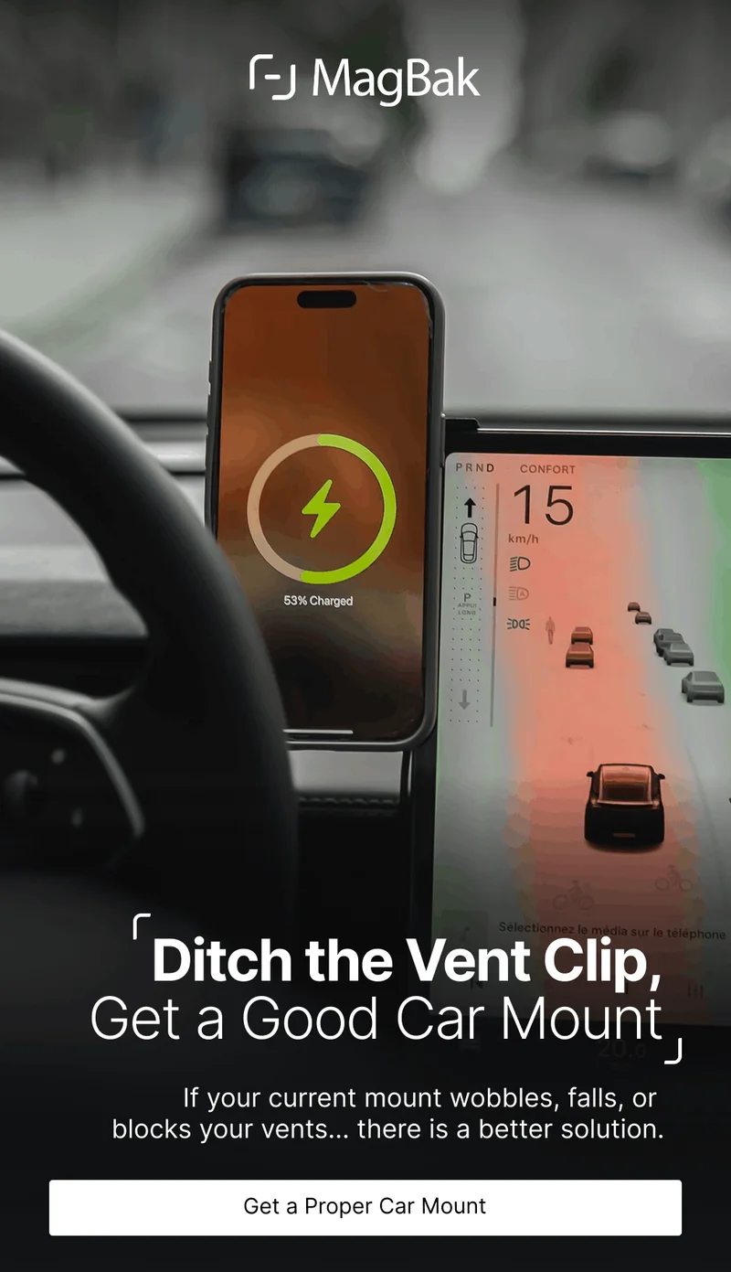 Ditch the Vent Clip, Get a Good Car Mount If your current mount wobbles, falls, or  blocks your vents... there is a better solution.