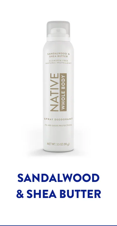 SANDALWOOD & SHEA BUTTER