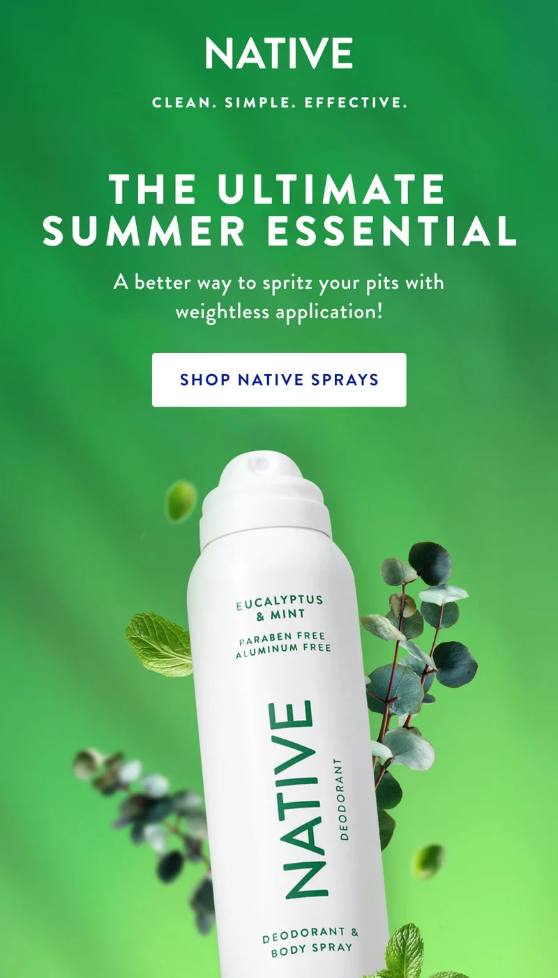 NATIVE CLEAN. SIMPLE. EFFECTIVE.