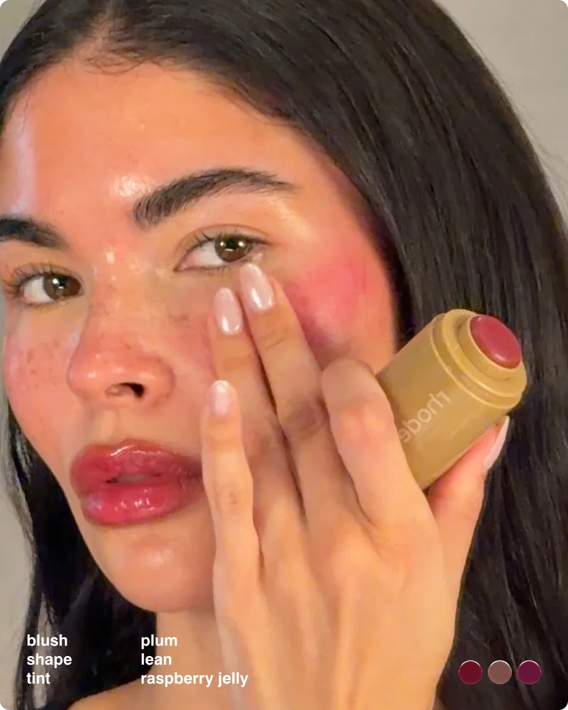 blush: plum, shape: lean, tint: raspberry jelly