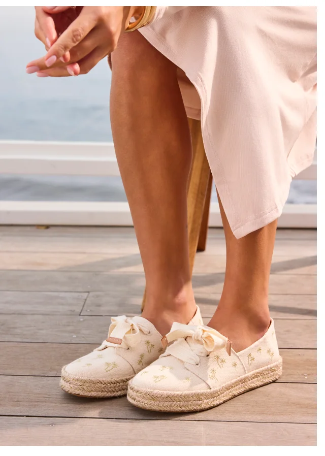 Carolina Lace-Up Espadrille