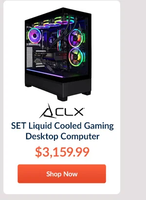 CLX SET Liquid Cooled Gaming Desktop Computer