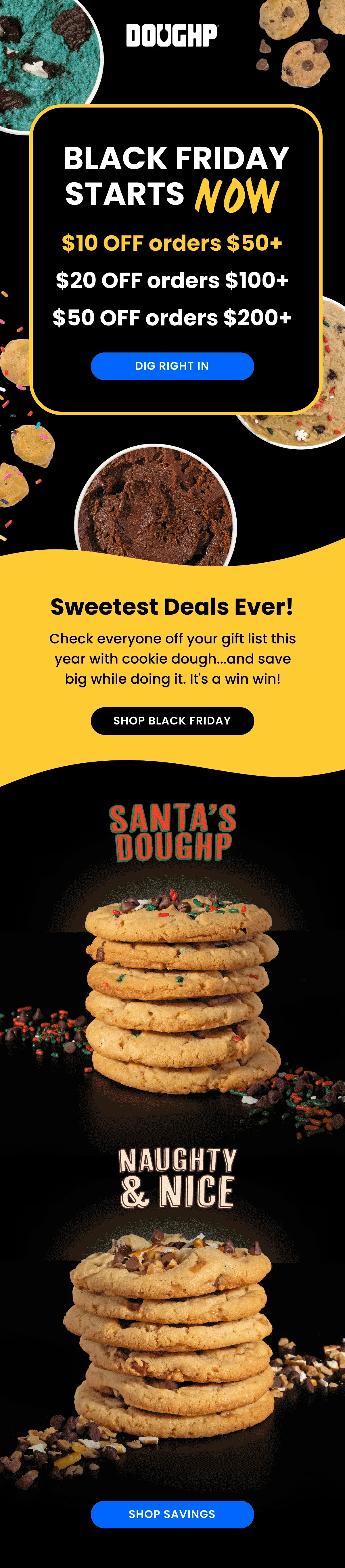 black friday edible cookie dough