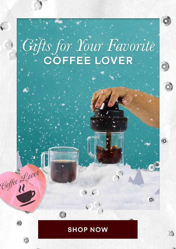 Shop our gift guide for coffee lovers!