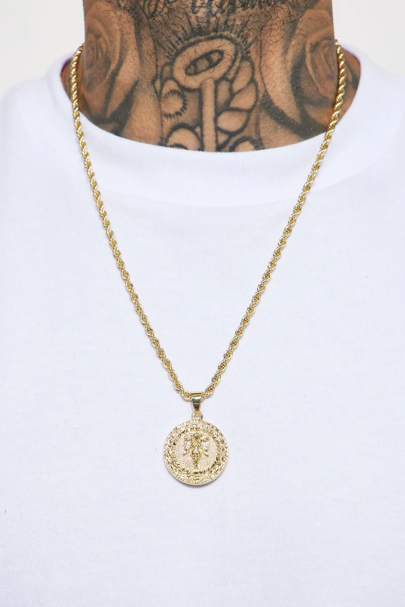 Image of Nugget Angel Chain Necklace - Gold