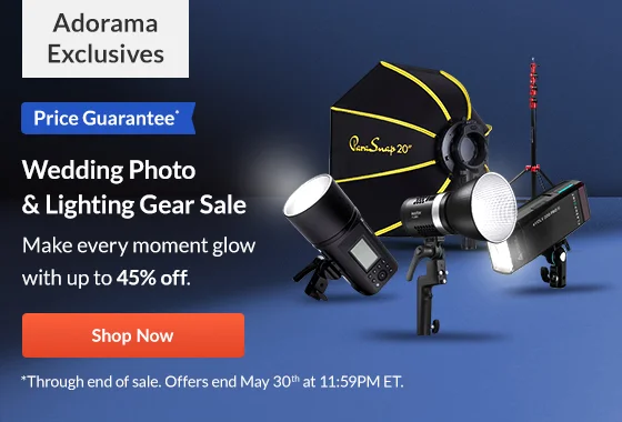 Adorama Exclusives Wedding Photo & Lighting Gear Sale | Shop Now