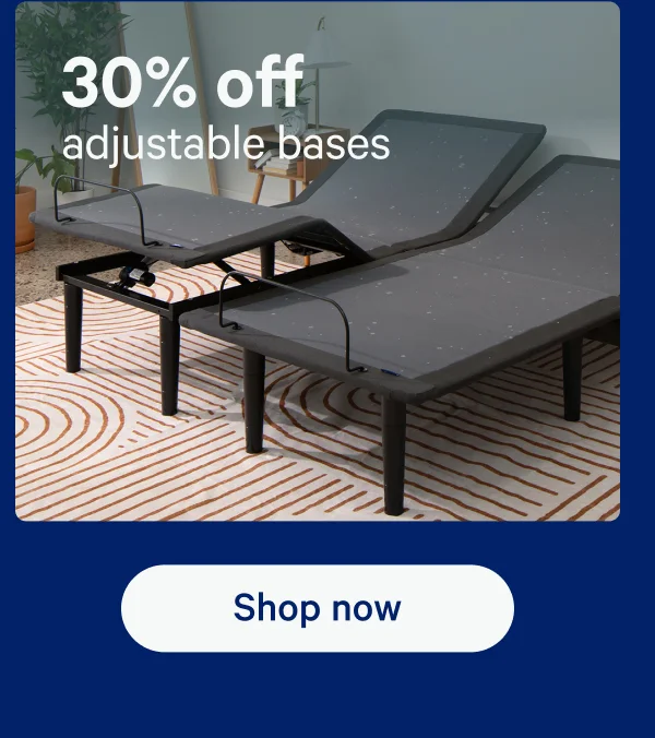 30% off adjustable bases