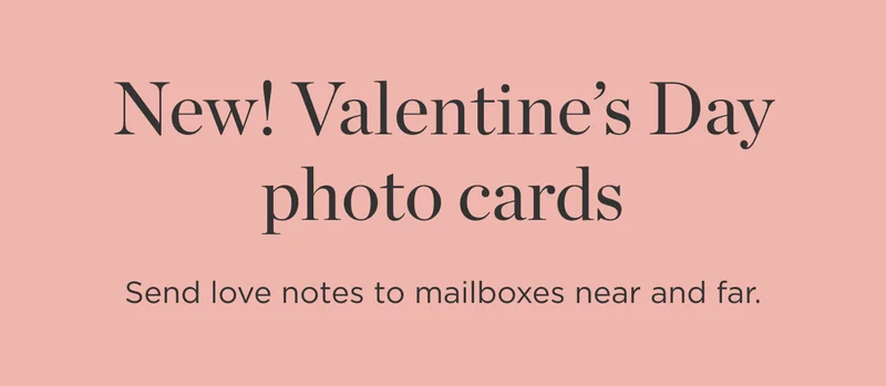 New! Valentine's Day Photo Cards
