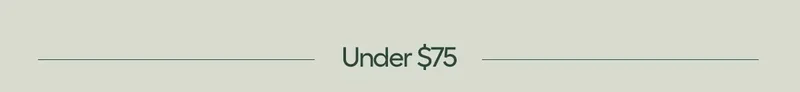 Under $75