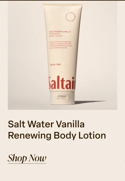 Salt water vanilla renewing body lotion