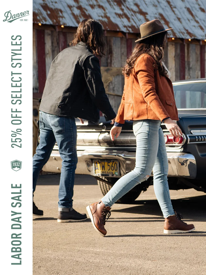 Labor Day Sale - 25% Off Most Select Styles