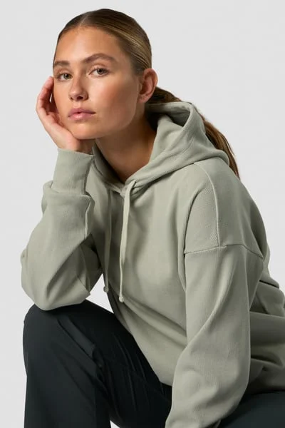 Image of Recharge Hoodie Wmn Faded Green