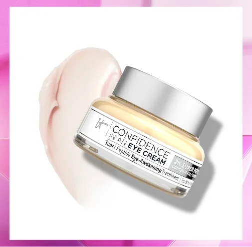 SUPERSIZED CONFIDENCE IN AN EYE CREAM