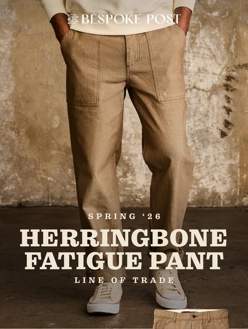 Herringbone Fatigue Pant