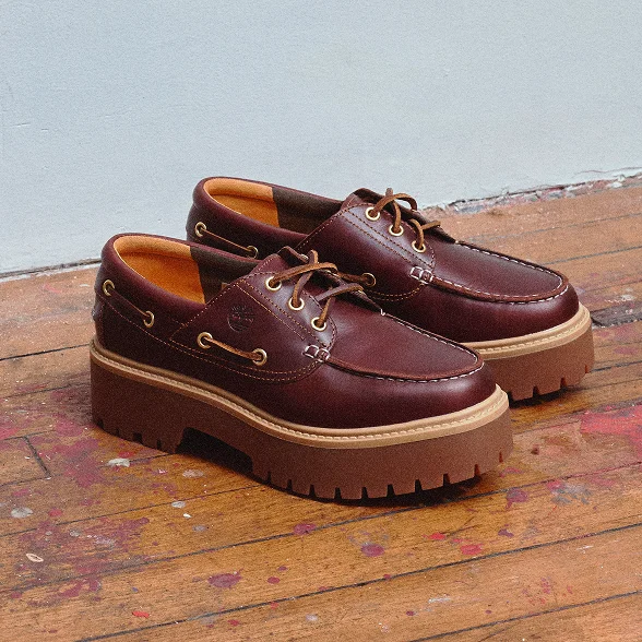 Women's Stone Street Platform Boat Shoe