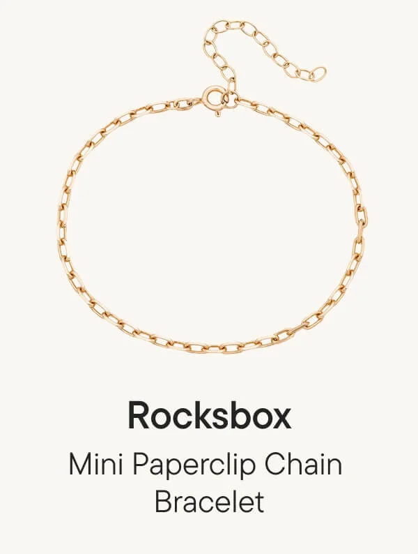 Mini Paperclip Chain Bracelet