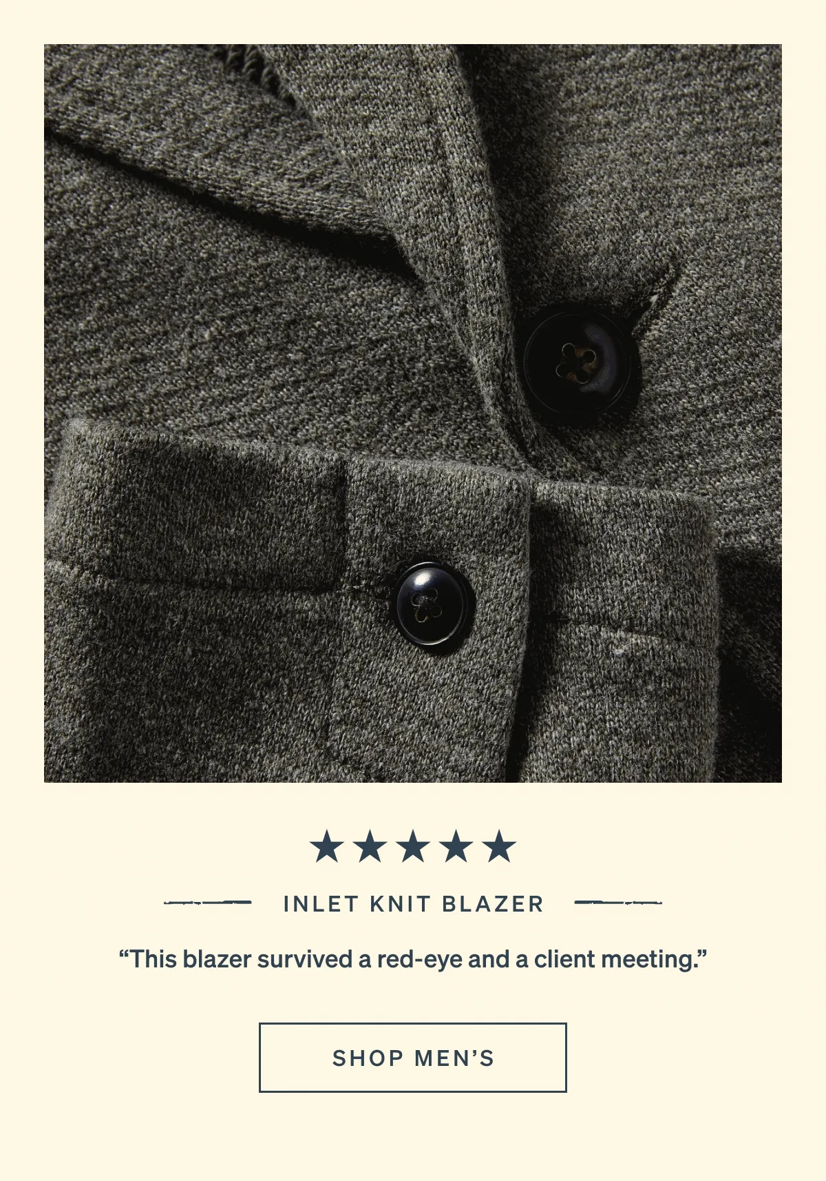Inlet Knit Blazer