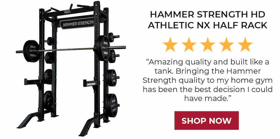 FREE PLATES | Hammer Strength HD Athletic NX Half Rack