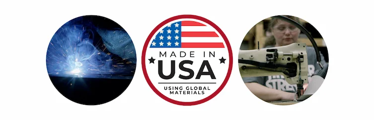 MADE IN USA USING GLOBAL MATERIALS