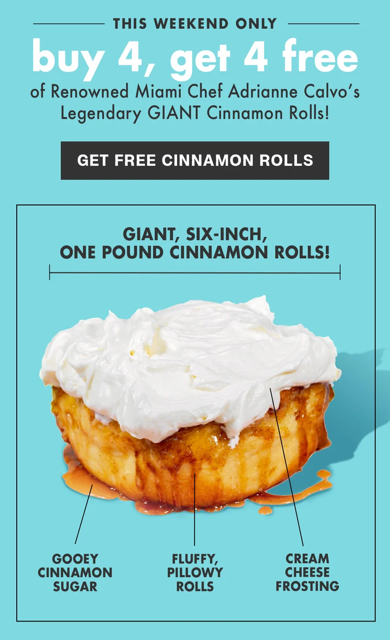This weekend only — buy 4, get 4 free