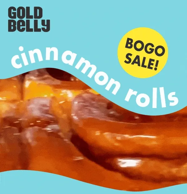 Cinnamon Roll BOGO Sale!