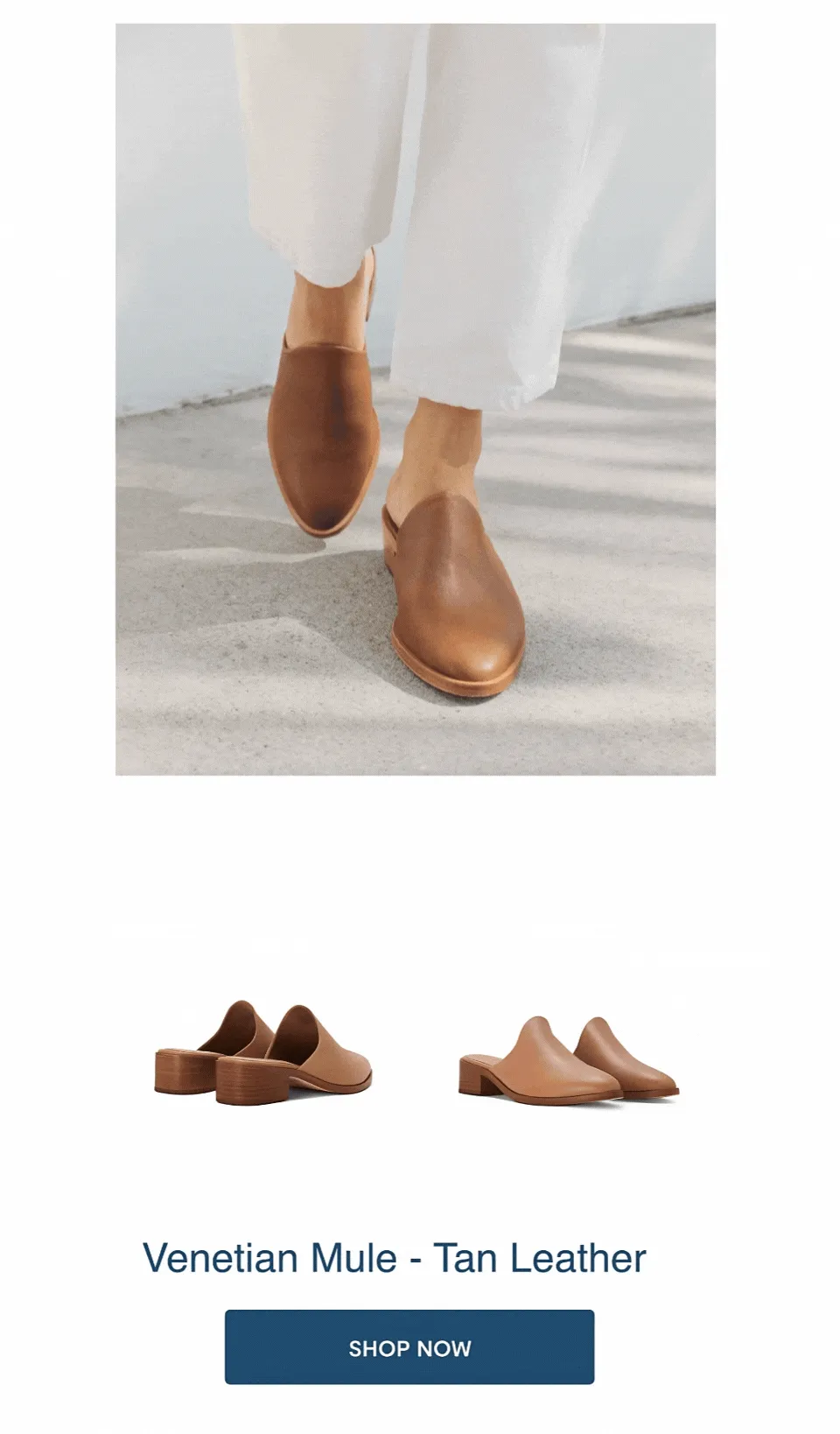 The Venetian Mule Tan