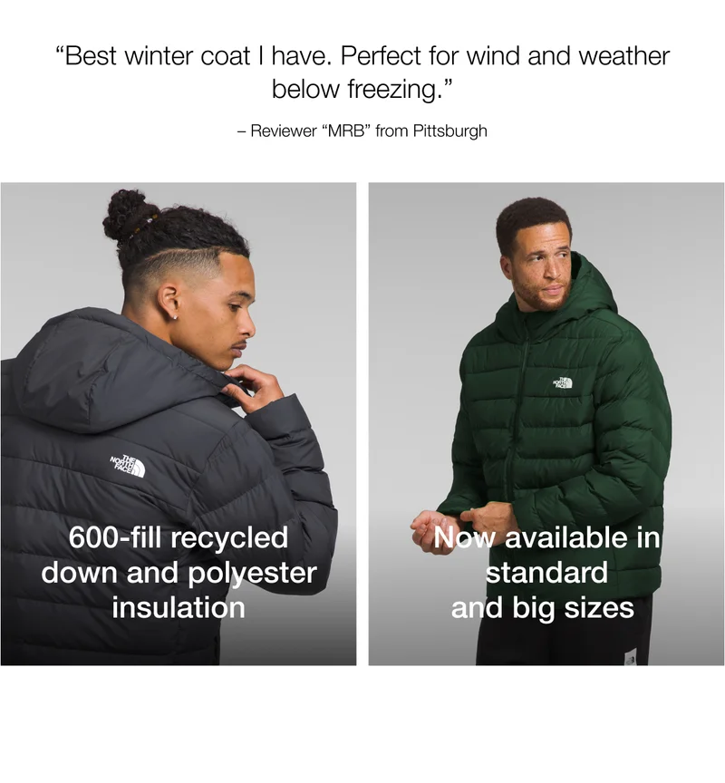 Best winter coat I have. Perfect for wind and weather below freezing. - Reviewer MRB from Pittsburgh
