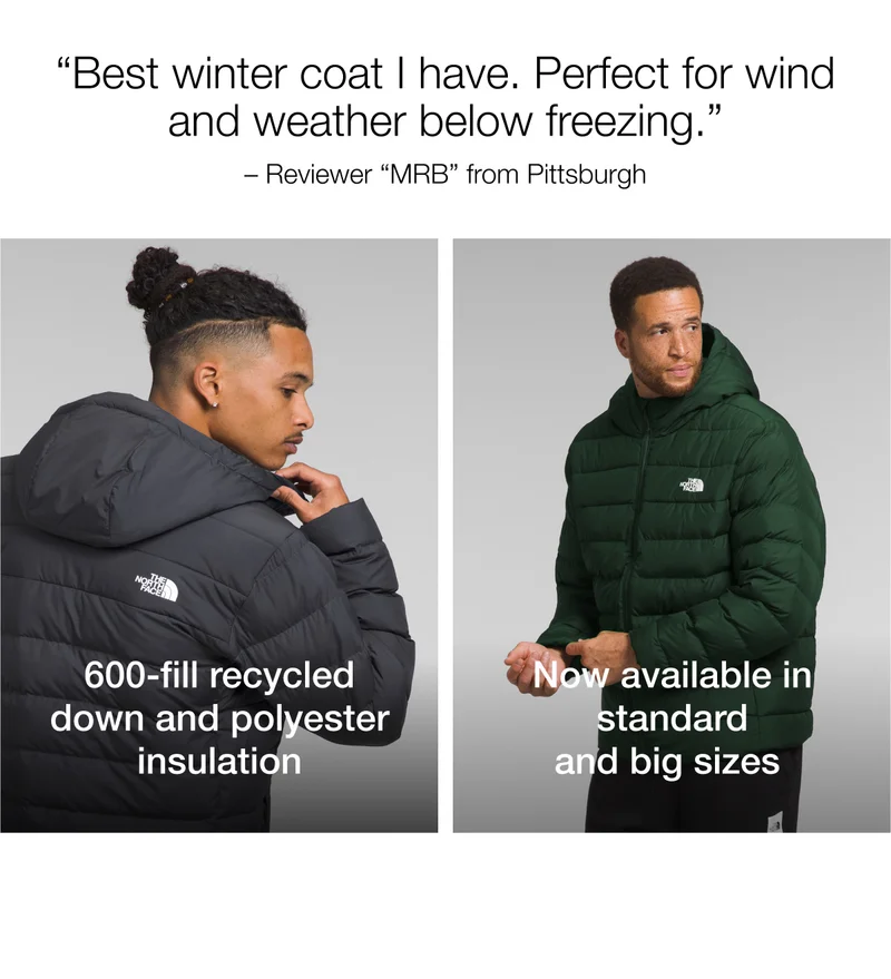 Best winter coat I have. Perfect for wind and weather below freezing. - Reviewer MRB from Pittsburgh
