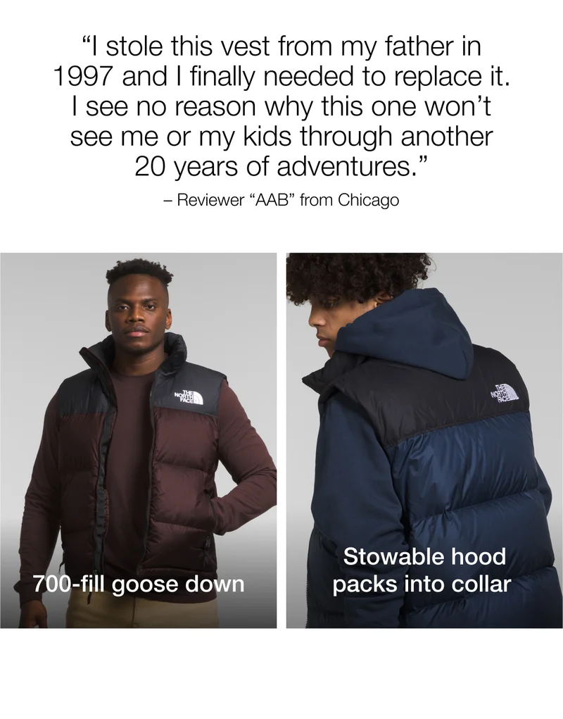 I stole this vest from my father in 1997 and I finally needed to replace it. I see no reason why this one won't see me or my kids through another 20 years of adventures. - Reviewer AAB from Chicago