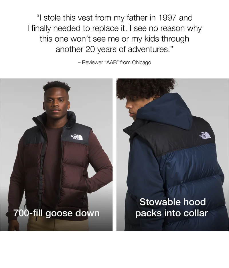I stole this vest from my father in 1997 and I finally needed to replace it. I see no reason why this one won't see me or my kids through another 20 years of adventures. - Reviewer AAB from Chicago