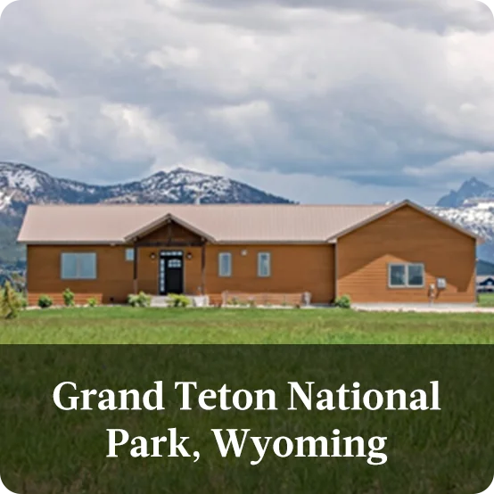Unplug in a spacious private cabin near Grand Teton National Park, Wyoming.