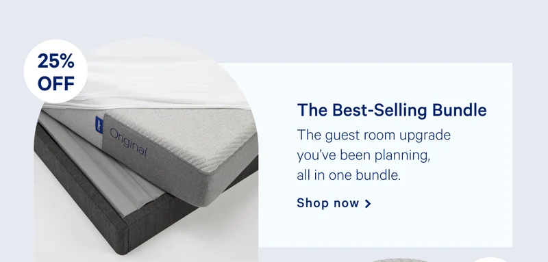 The Best-Selling Bundle >> The guest room upgrade you've been planning, all in one bundle. >> Shop now >>