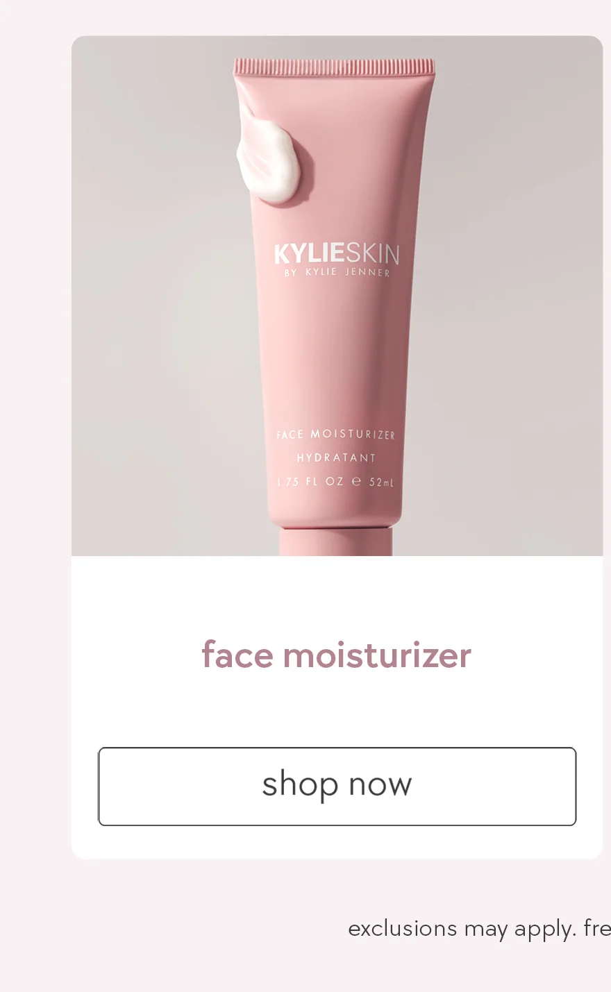 shop face mositurizer