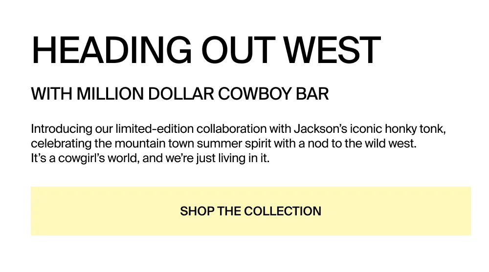 Shop Halfdays x Million Dollar Cowboy Bar