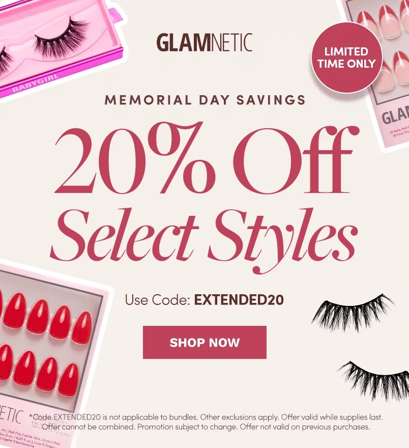 Get 20% OFF Memorial Day Sale Extended