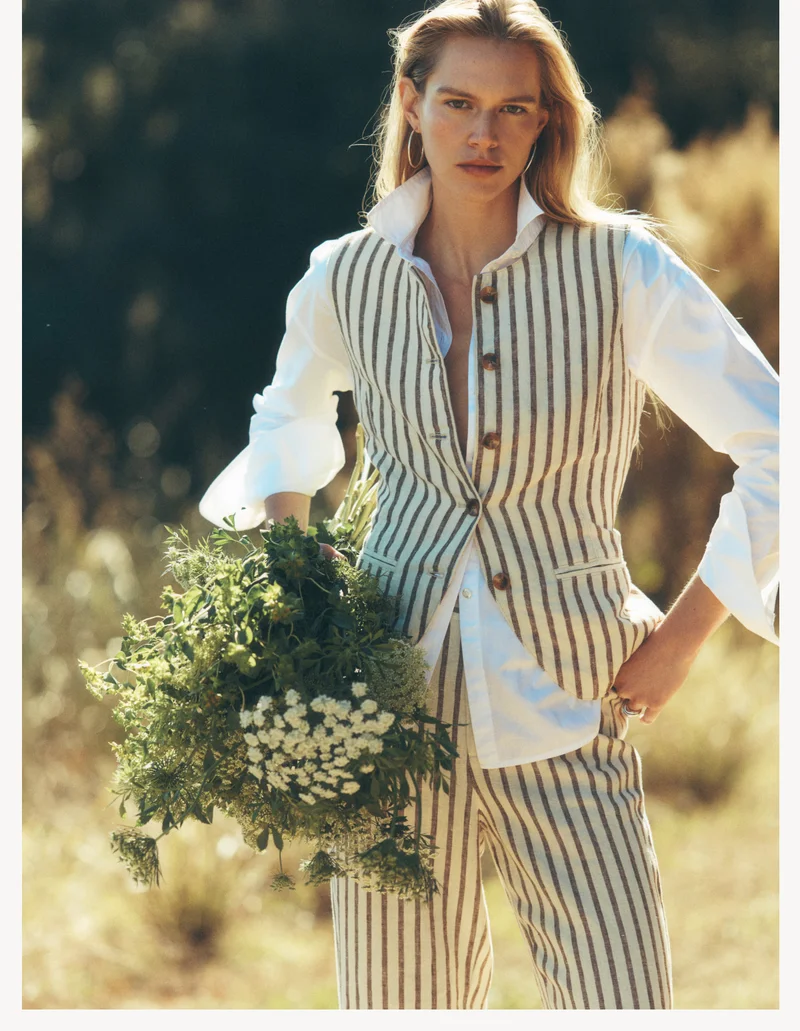 Sun Strider Linen Vest
