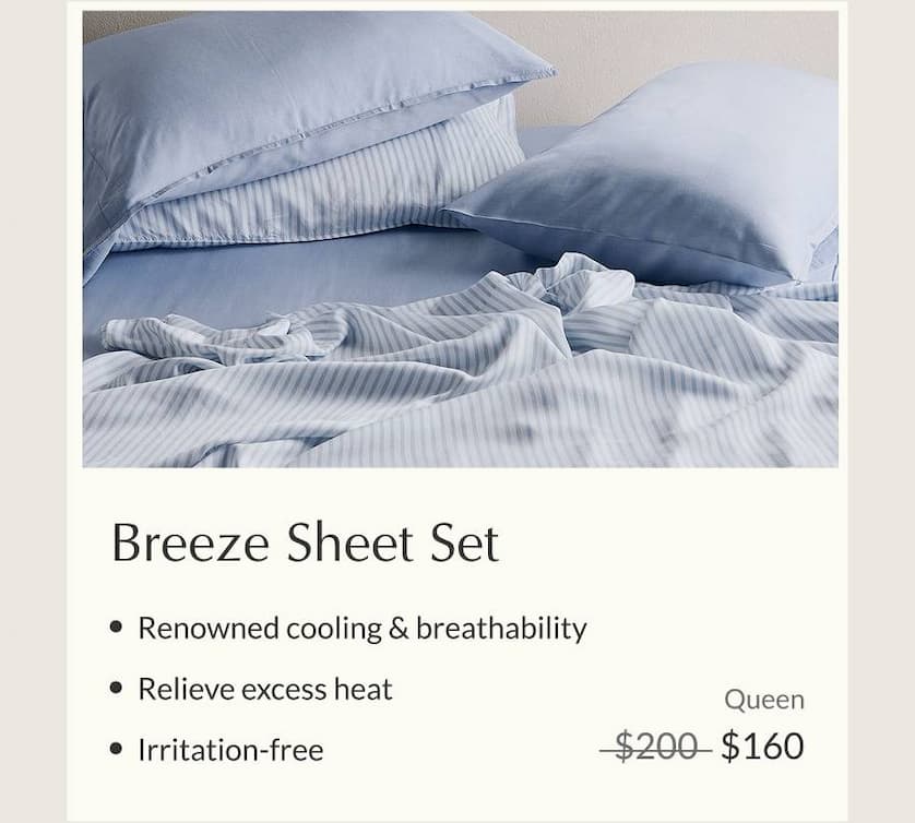 Shop Breeze Sheet Set