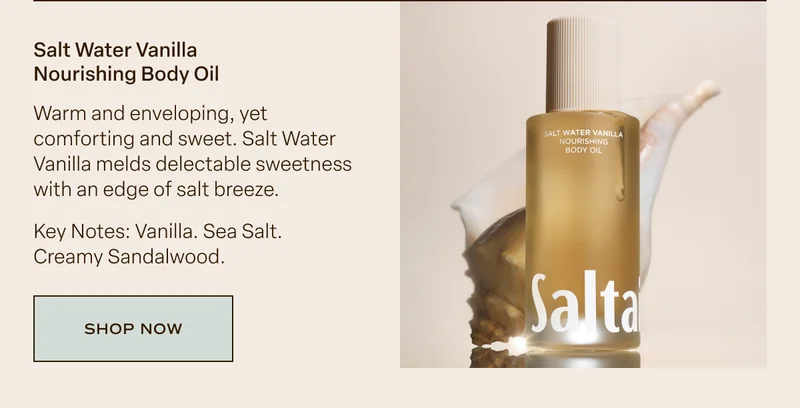 Salt Water Vanilla Body Oil