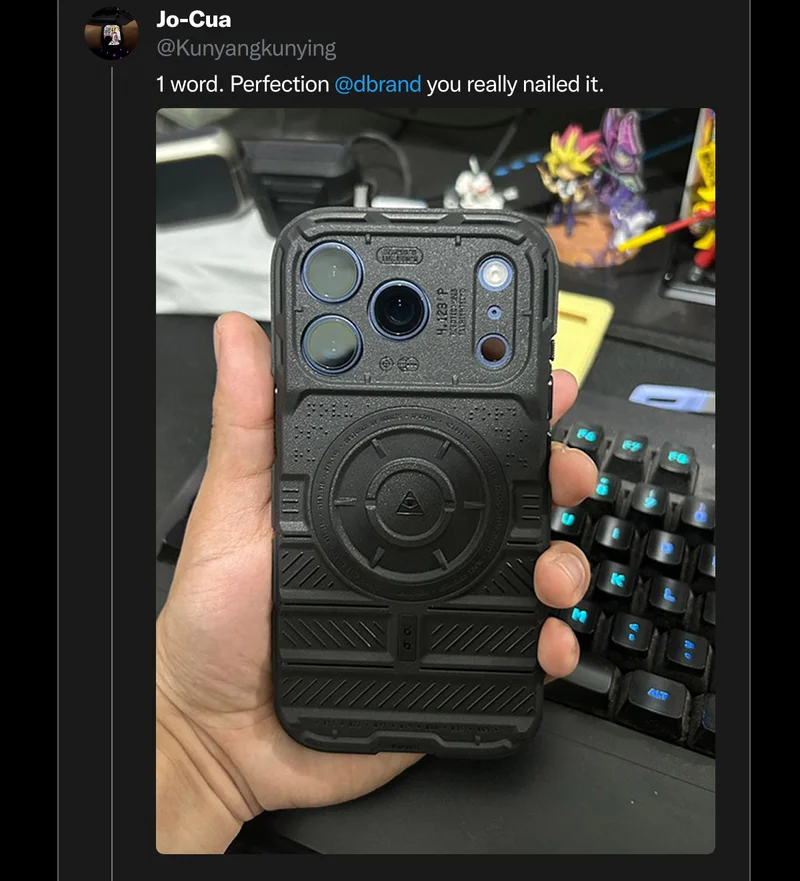 @Kunyangkunying on Twitter: "1 word. Perfection dbrand you really nailed it."