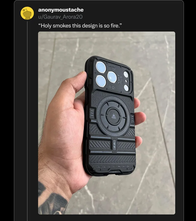 u/Gaurav_Arora20 on Reddit: "Holy smokes this design is so fire."