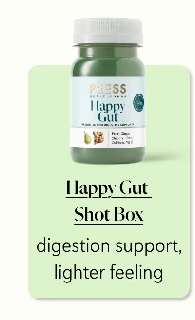 Happy Gut  Shot Box  digestion support, lighter feeling
