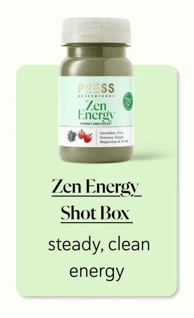 Zen Energy Shot Box → steady, clean energy
