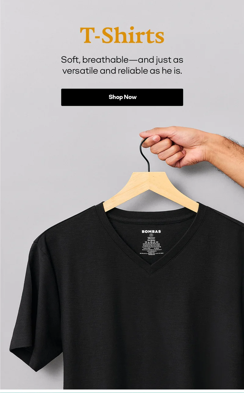 T-shirts | Soft, breathable—and just as  versatile and reliable as he is. | Shop Now