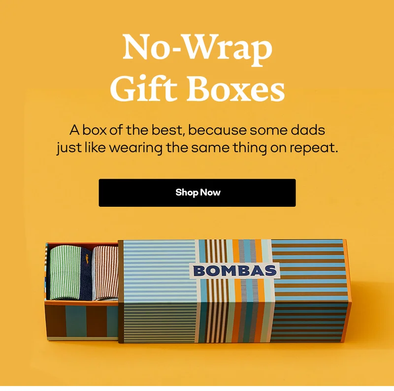 No-Wrap Gift Boxes | A box of the best, because some dads just like wearing the same thing on repeat. | Shop Now