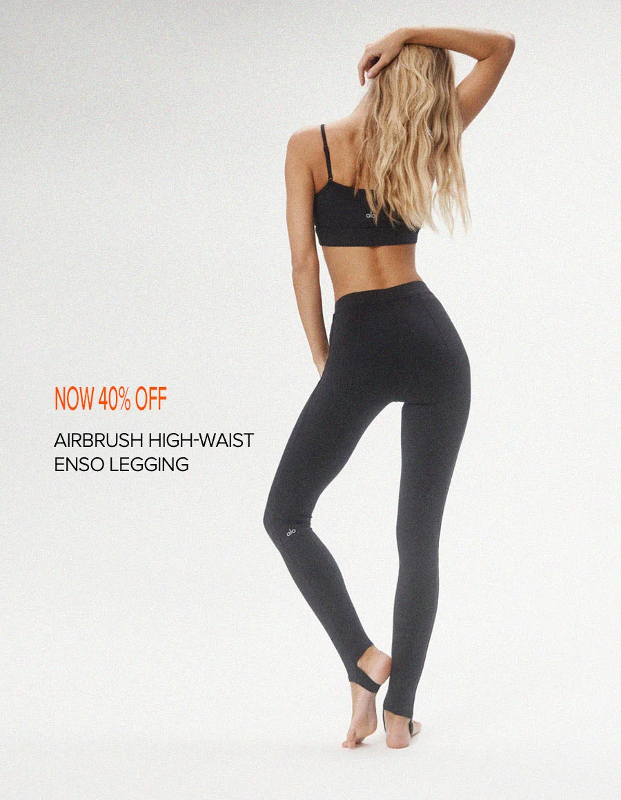 NOW 40% OFF AIRBRUSH HIGH-WAIST ENSO LEGGING