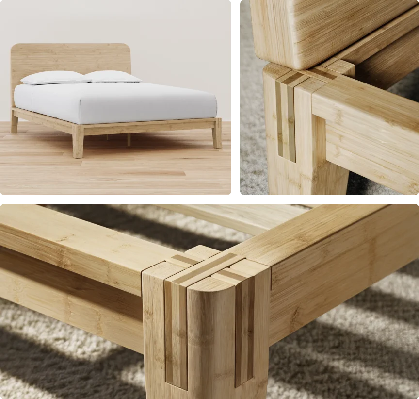 $100 Off Bamboo Frame + Headboard (or $50 Off Bamboo Frame Only) *