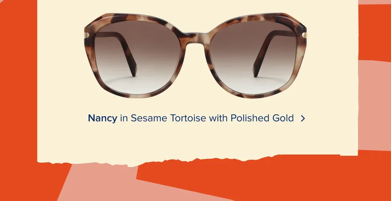 Nancy in Sesame Tortoise with Polished Gold