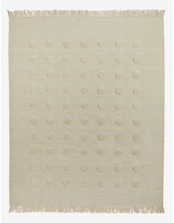 Kohta Flatweave Wool Rug by Sarah Sherman Samuel-Ivory / 8' x 10'