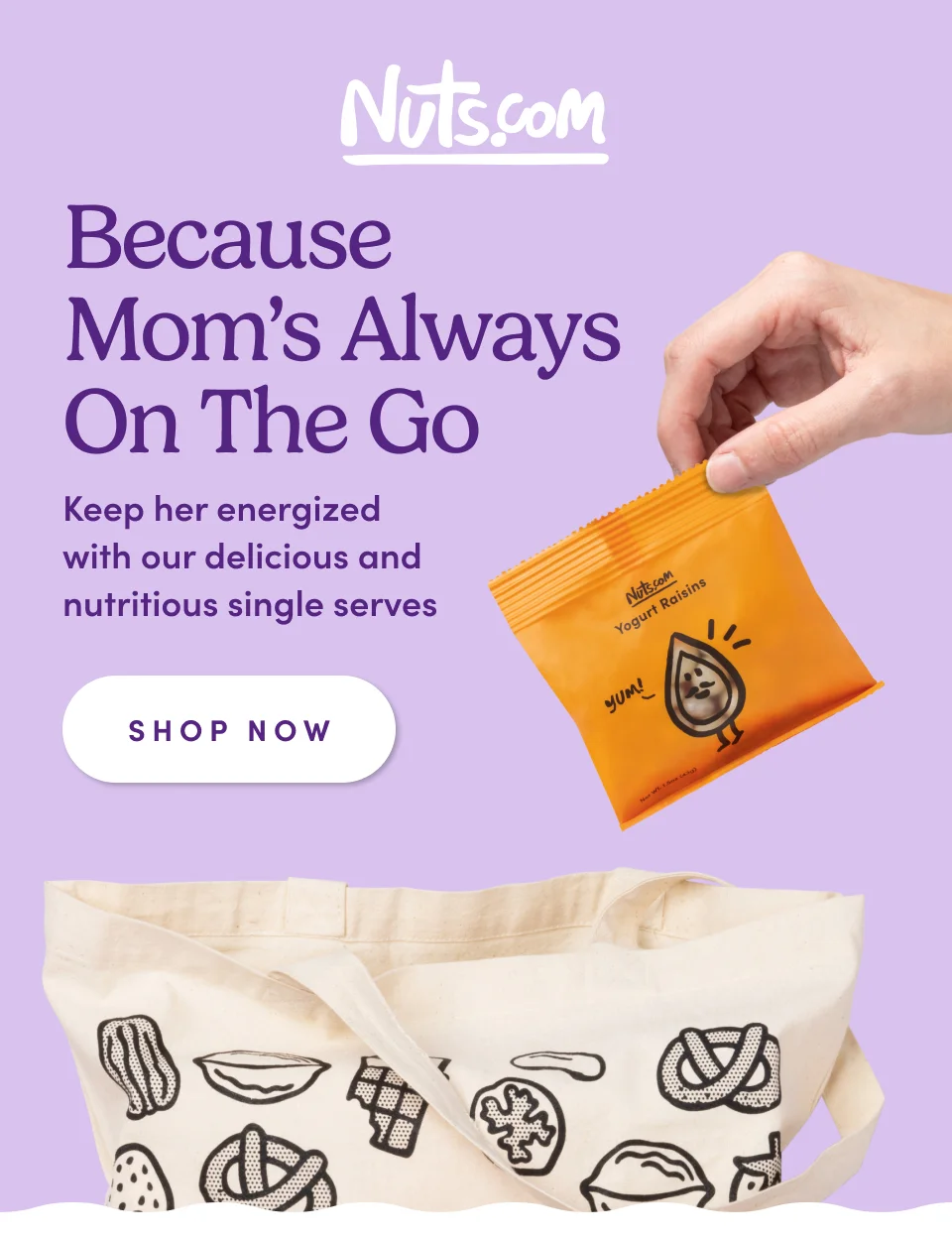 Go Beyond Flowers Give mom the best breakfast in  bed with our brunch essentials; Shop Now